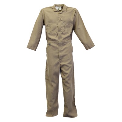 Stanco FR Tan Nomex Contractor Style Coveralls NX4681TAN-LG