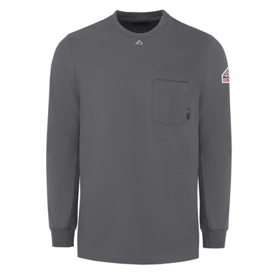 Bulwark Lightweight FR Long Sleeve T-Shirt SET2CH-LG
