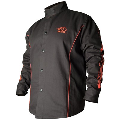 - Black Stallion BSX Contoured Flame Resistant Cotton Welding Jacket