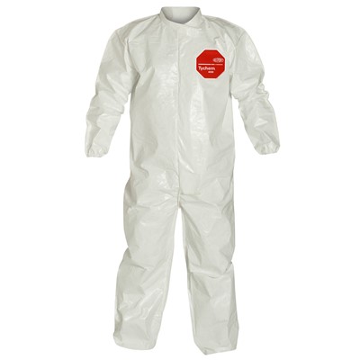 DuPont Tychem 4000 White Disposable Coveralls SL125B-LG