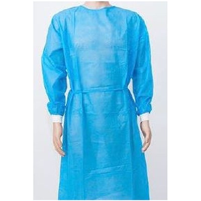 CLEARANCE Isolation Gown BLU Polypro - DXX-21261