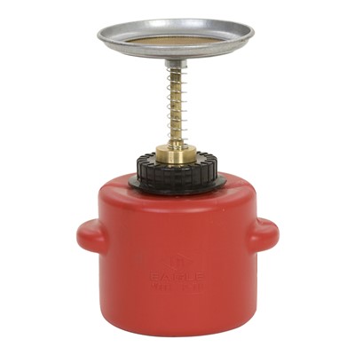 - Eagle Polyethylene Safety Plunger Can RED
