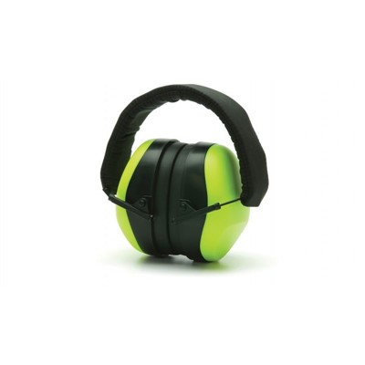 Pyramex Hi Vis Lime Hearing Protection Earmuffs PM8031