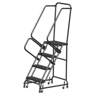 Ballymore Rolling Ladder with 4 Serrated Grating Steps FSH418-G