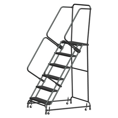 Ballymore Rolling Ladder with 6 Preforated Tread Steps FSH626-P