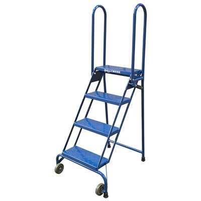 Ballymore Lock-N-Stock Foldable Ladder with 4 Steps LS4247