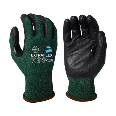 - Armor Guys ExtraFlex HCT Nano Foam Nitrile Coated Cut Resistant Gloves