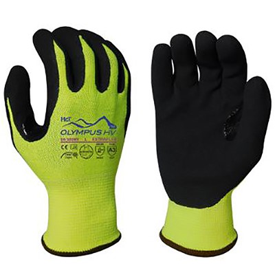 Armor Guys Hi Vis Yellow Nitrile Coated Foam A3 Cut Gloves 04-300HV-XL