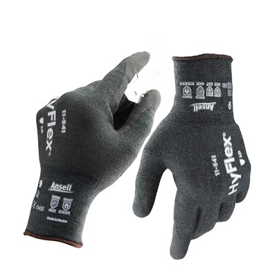 - Ansell HyFlex 11-541 Nitrile Coated Cut Resistant Gloves