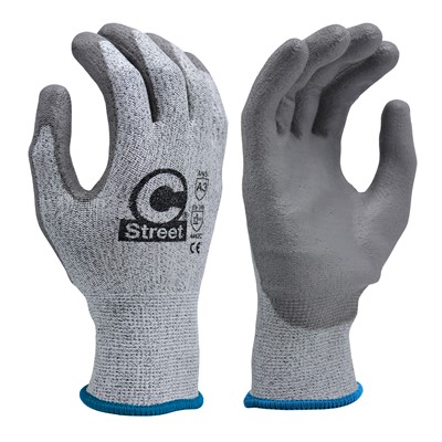 - C Street 653 Polyurethane Coated Cut Resistant Gloves