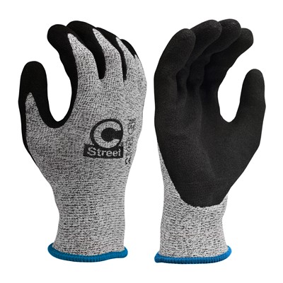 - C Street 654 Nitrile Coated Cut Resistant Gloves