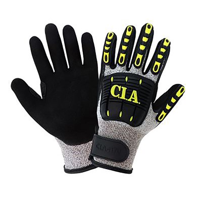 - Global Glove C.I.A. Cut and Impact Resistant Nitrile Coated Gloves