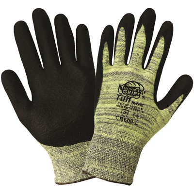 - Global Glove CR609 - Tsunami Grip Nitrile Coated Cut-Resistant Gloves