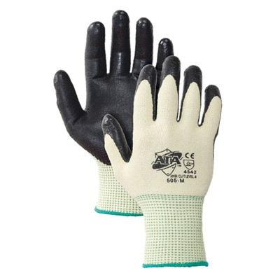 - Worldwide ATA Nitrile Coated Cut Resistant Gloves
