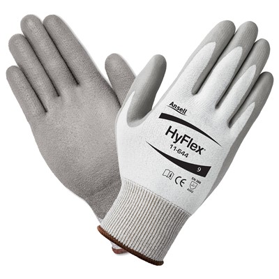 - Ansell HyFlex HPPE Polyurethane Coated Cut Resistant Gloves