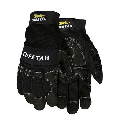 - MCR Safety Cheetah Multi-Task Synthetic Leather Palm Gloves BLK