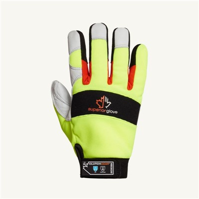Superior Glove Clutch Gear Goatskin Mechanics Gloves MXGKGHV-SM