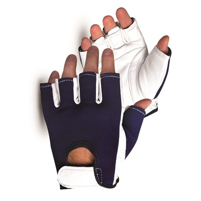 Superior VibraStop Goatskin Leather Palm Gloves VIBGHFV-SM