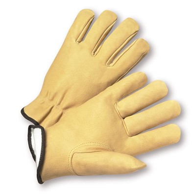 - West Chester Select Grain Pigskin Leather Driver Gloves YLW