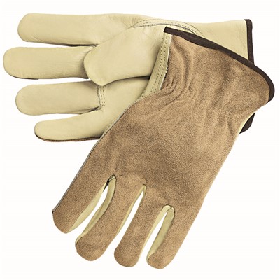 MCR Safety Grain Cowhide Drivers Gloves 998-LG