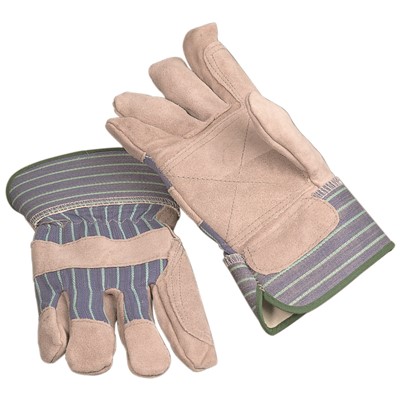 Select Gunn Pattern Double Leather Palm Gloves 82-7763-LG