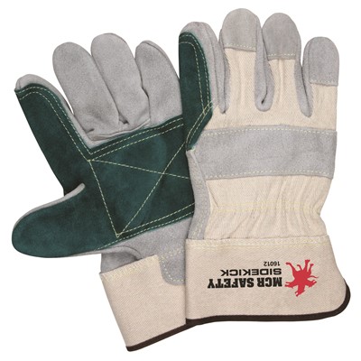 MCR Sidekick Select Double Leather Palm Gloves 16012-LG