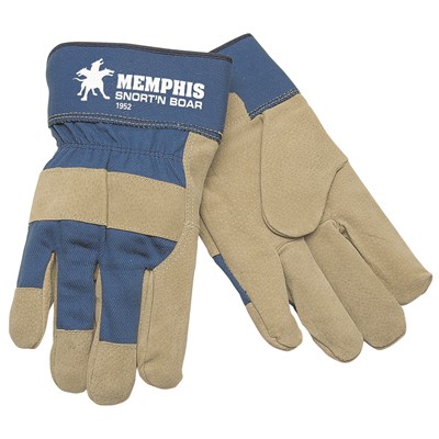 MCR Snortn Boar Premium Gunn Pattern Pigskin Leather Palm Gloves 1935-XL
