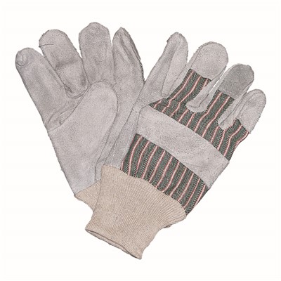 C Street Standard Gunn Pattern Leather Palm Large Work Gloves