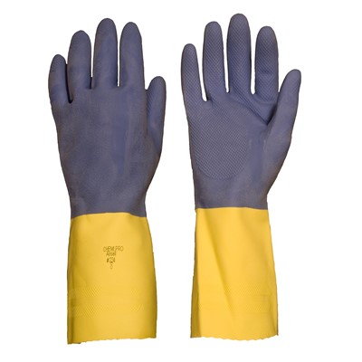 - Ansell AlphaTec Neoprene over Latex Gloves BLU