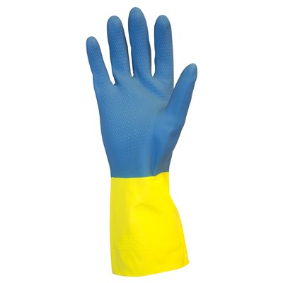 - Safety Zone 28 Mil Neoprene Over Latex Gloves BLU