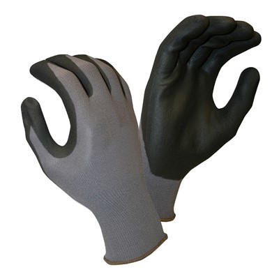 Foam 13 Gauge Nitrile Coated Gloves 11-BKF-LG