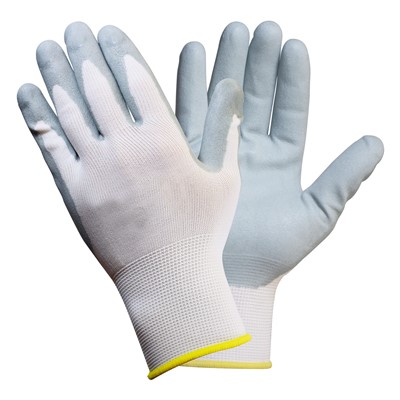 Foam 13 Gauge Nitrile Coated Gloves 11-GYF-LG