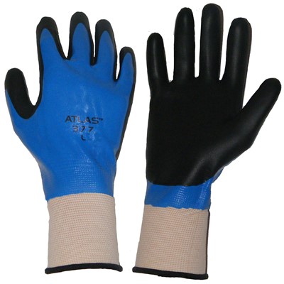 Showa 13 Gauge Foam Nitrile Coated Gloves 377-LG