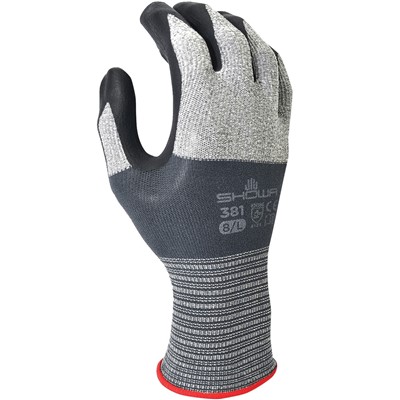Showa 381-LG Nitrile Coated Gloves
