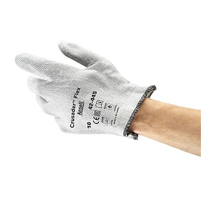Ansell Crusader Flex Nitrile Coated Gloves 42-445-MD