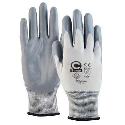 C Street Nitrile Coated Gloves 55GW-8