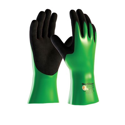 - PIP MaxiChem® 56-630 Nitrile Coated Gloves GRN