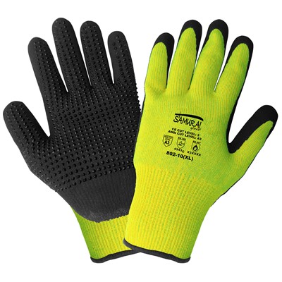 Global Samurai Glove Nitrile Coated A3 Cut & Heat Resistant Gloves 802-8