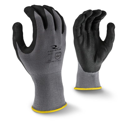 Radians 15 Gauge Foam Nitrile Gripper Gloves RWG13C-SM
