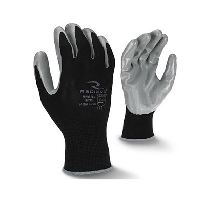 Radians 13 Gauge Nitrile Coated Gloves RWG15-XL