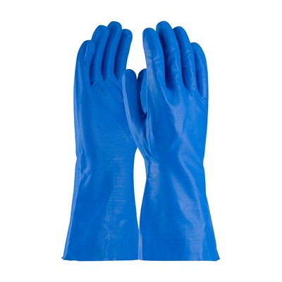 13" PIP Assurance 15mil Blue Nitrile Gloves 50-N160B-MD