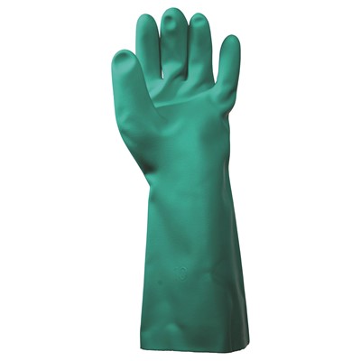 - Ansell Solvex 175 15 Mil Nitrile Gloves GRN