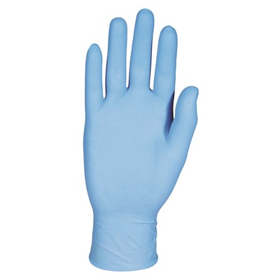 - Showa N Dex Blue PF Nitrile Disposable Gloves 4Mil