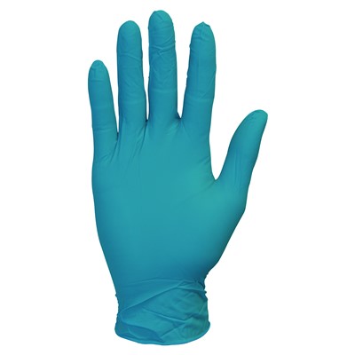 - Ansell TouchNTuff Blue PF Nitrile Disposable Gloves  5Mil