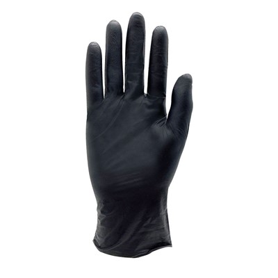 - Elite Black + 6mil Black Nitrile Disposable Gloves