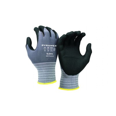 Pyramex Foam Nitrile Coated Gloves GL601XL