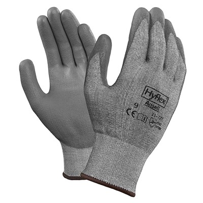 - Ansell HyFlex 11-727 Polyurethane Coated Cut Resistant Gloves