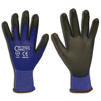 - Cordova Cor-Touch Connect Touch Screen Compatible Polyurethane Coated Gloves