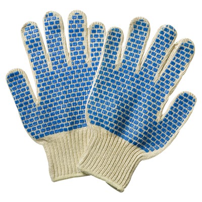 Reversible String Knit Blue Brick Gloves GPD-7BB-SM