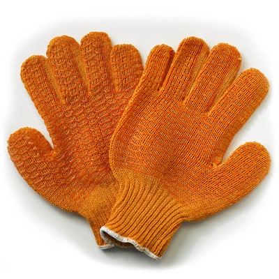 - Reversible String Knit Web Coated Gloves